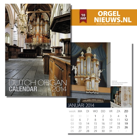 dutch organ calendar 2014