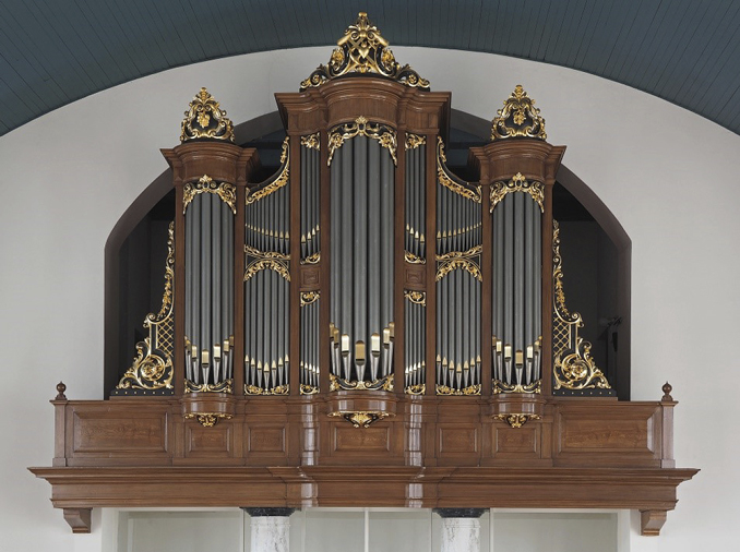 Van Dam-orgel Jozefkerk Assen orgelkas
