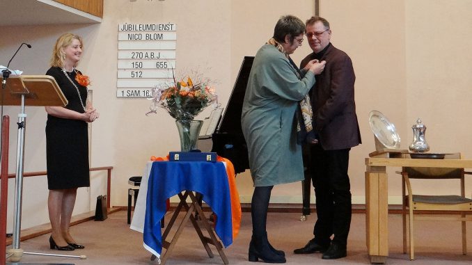 Blom_lintje_Jubileum nico blom organist koninklijke onderscheiding