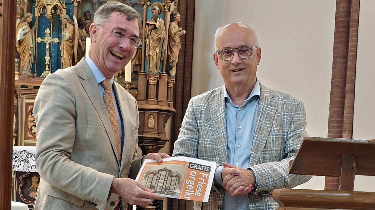 Friese Orgelkrant 2026 gepresenteerd in Sint-Nicolaasga