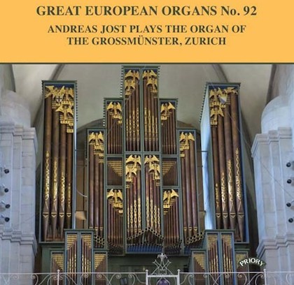 great european organs 92 grossmünster zürich prcd 1109