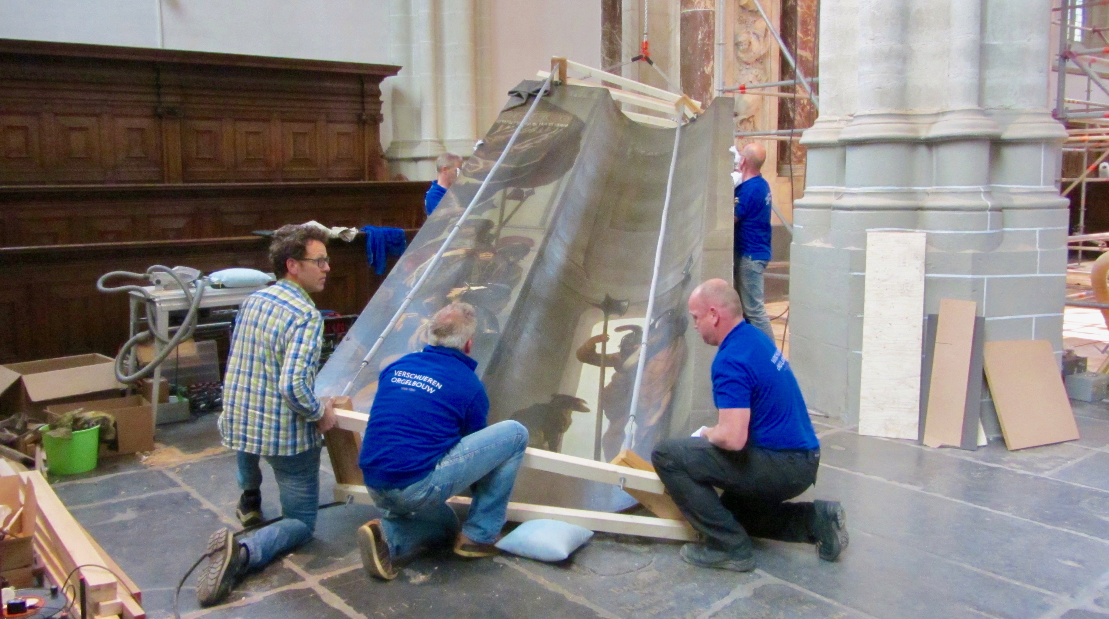 groot onderhoud orgel nieuwe kerk amsterdam
