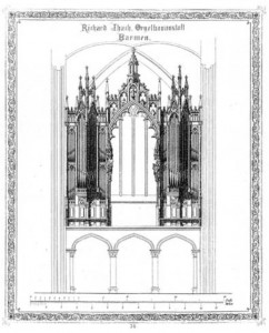 Ibach-orgel Broederenkerk Deventer - ontwerp