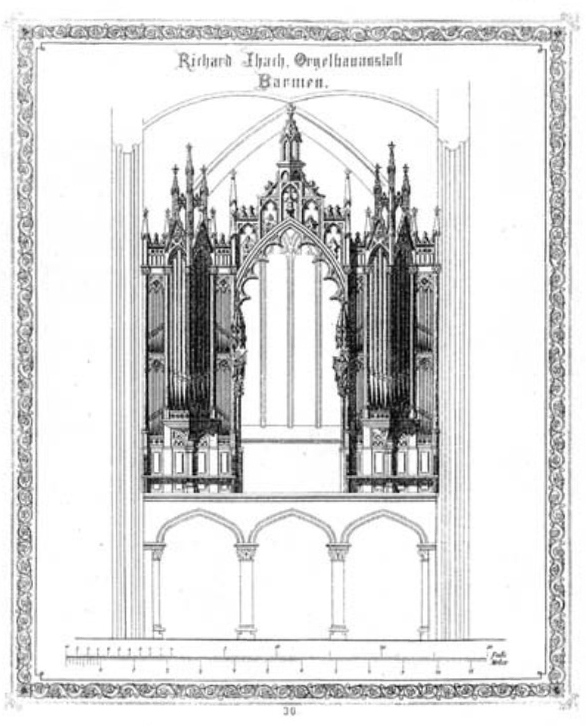 Ibach-orgel Broederenkerk Deventer – ontwerp