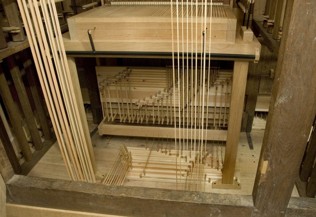 orgel lambertuskerk nederweert pedaalmechaniek