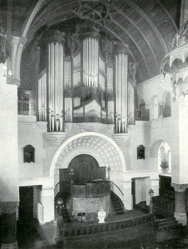 Het Walcker-orgel in de Nieuwe Zuiderkerk te Rotterdam