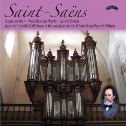 PRCD 1107 saint-saens organ works 4 gerard brooks