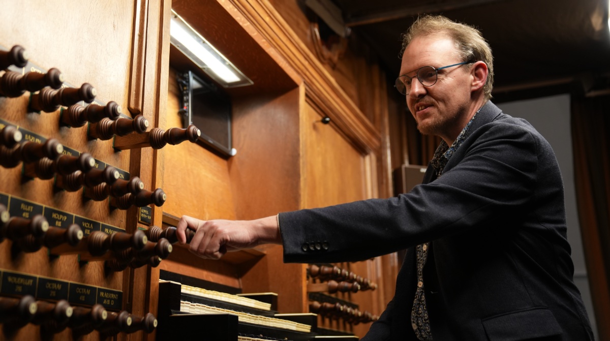 Rien Donkersloot nieuwe organist Groote Kerk Maassluis
