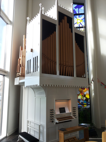 klop-orgel voor kerkelijk centrum bethabar voorthuizen 