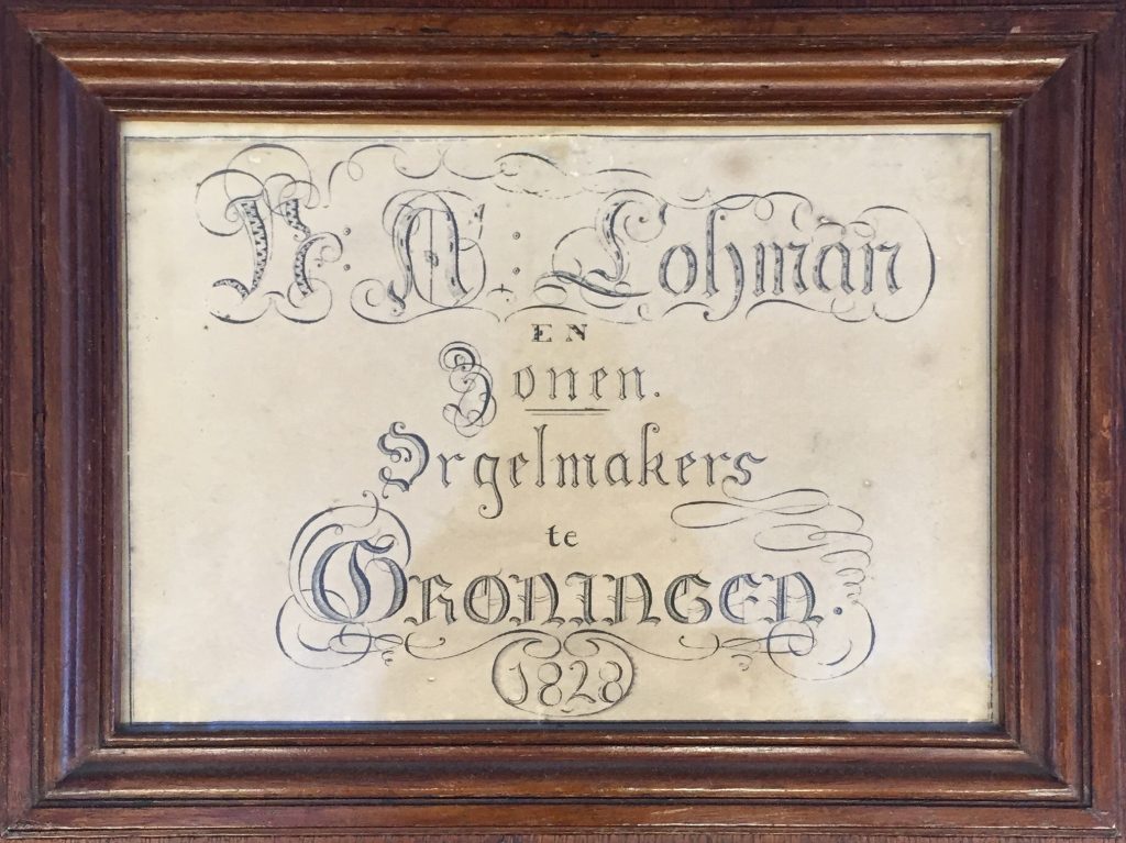 firmaschild lohman orgel farmsum