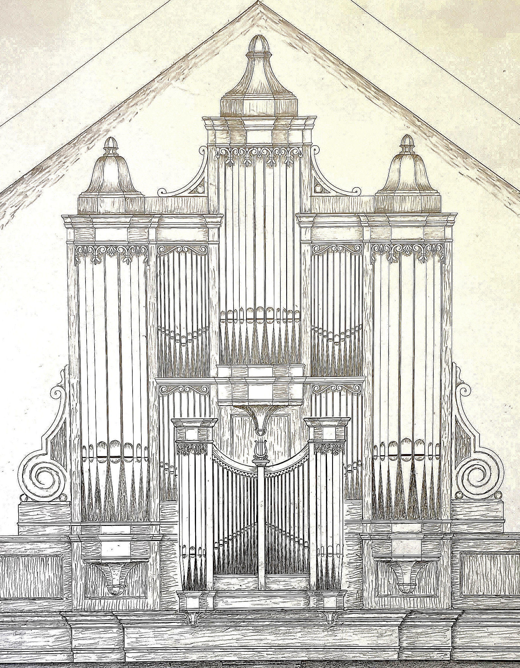 front Van den Heuvel-orgel HHK Ridderkerk –