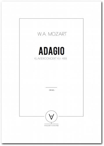 mozart Adagio KV488 voor orgel