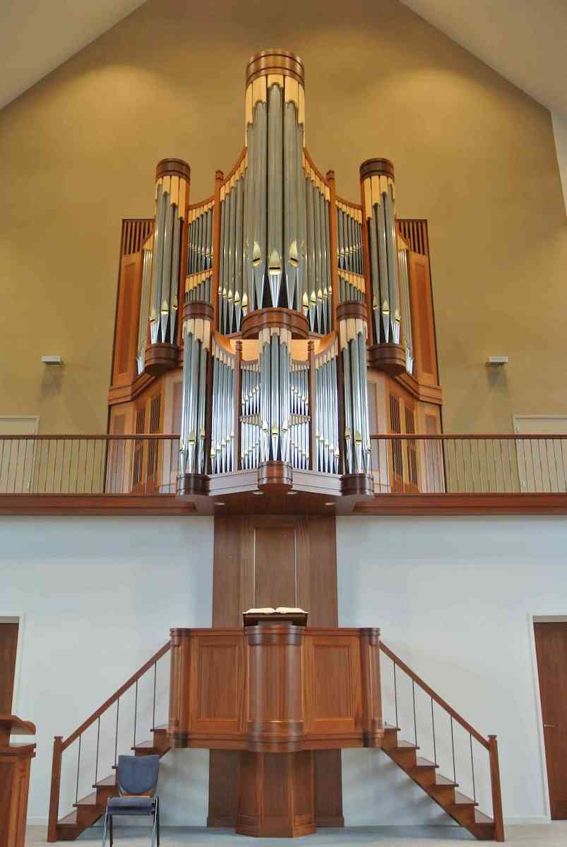 Ger Gem Opheusden Live Van den Heuvel-orgel Ger. Gem. Opheusden voltooid met rugpositief