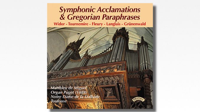 cd symphonic acclamations & gregorian paraphrases